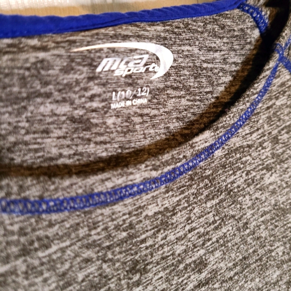 MTA Sport Hoodie Lightweight Hoodie sz L 10/12 - Picture 2 of 3